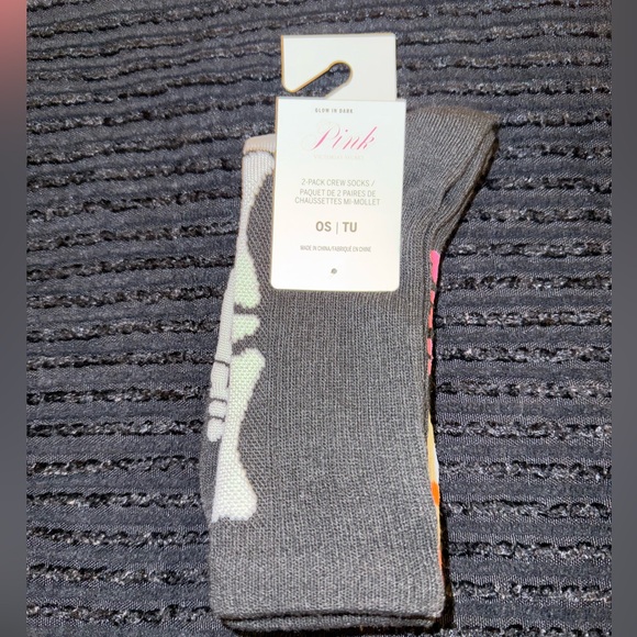 Pink Halloween 2-Pack Crew Socks - Picture 3 of 4